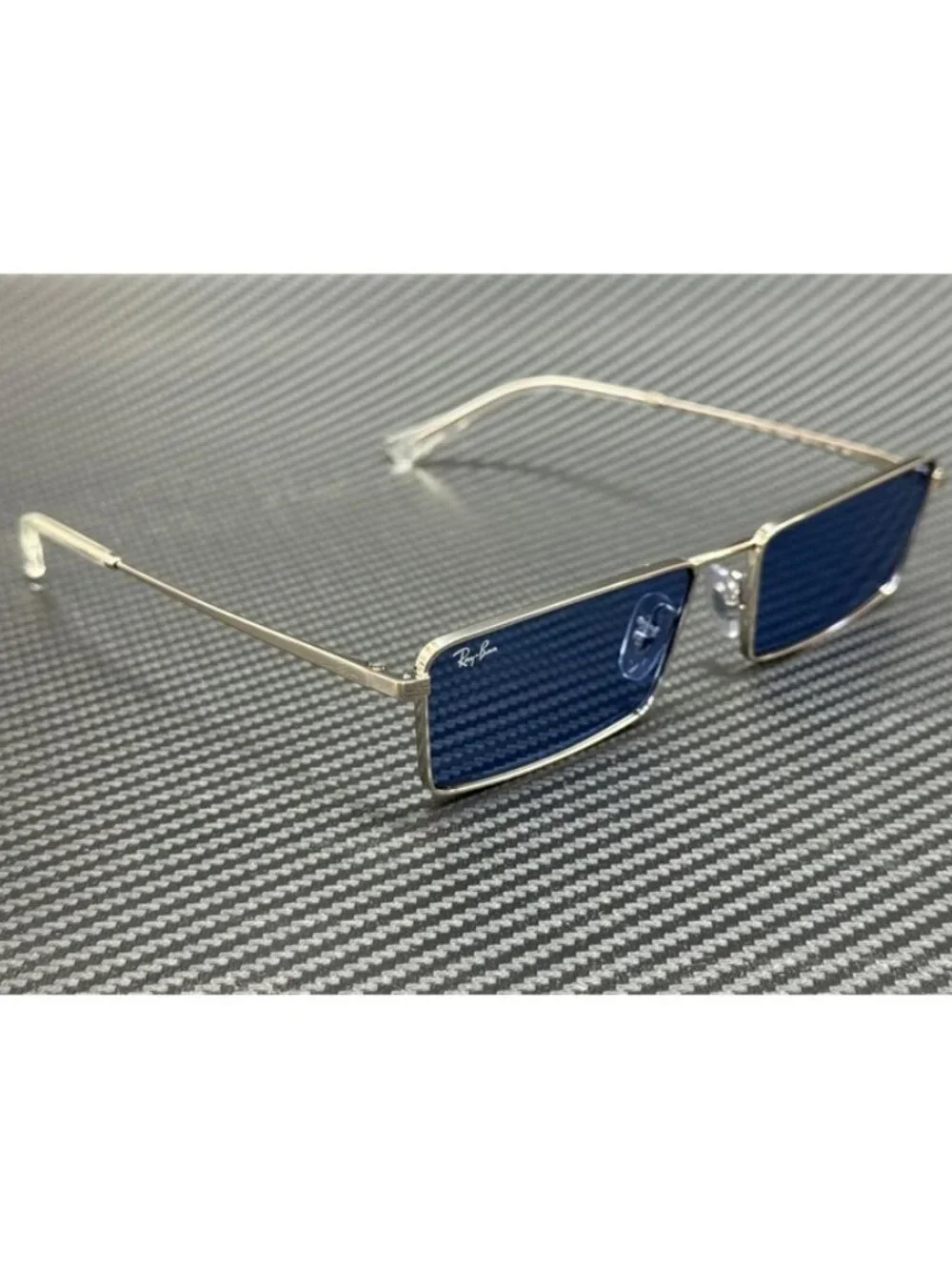 New Ray-Ban Men Silver Sunglasses 59-17-145